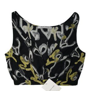 NWT MIU MIU short cotton top sz 40